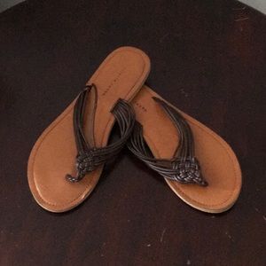 Brown strap sandals